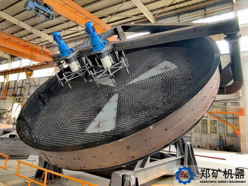 河南PQ36鎂渣盤式成球機項目